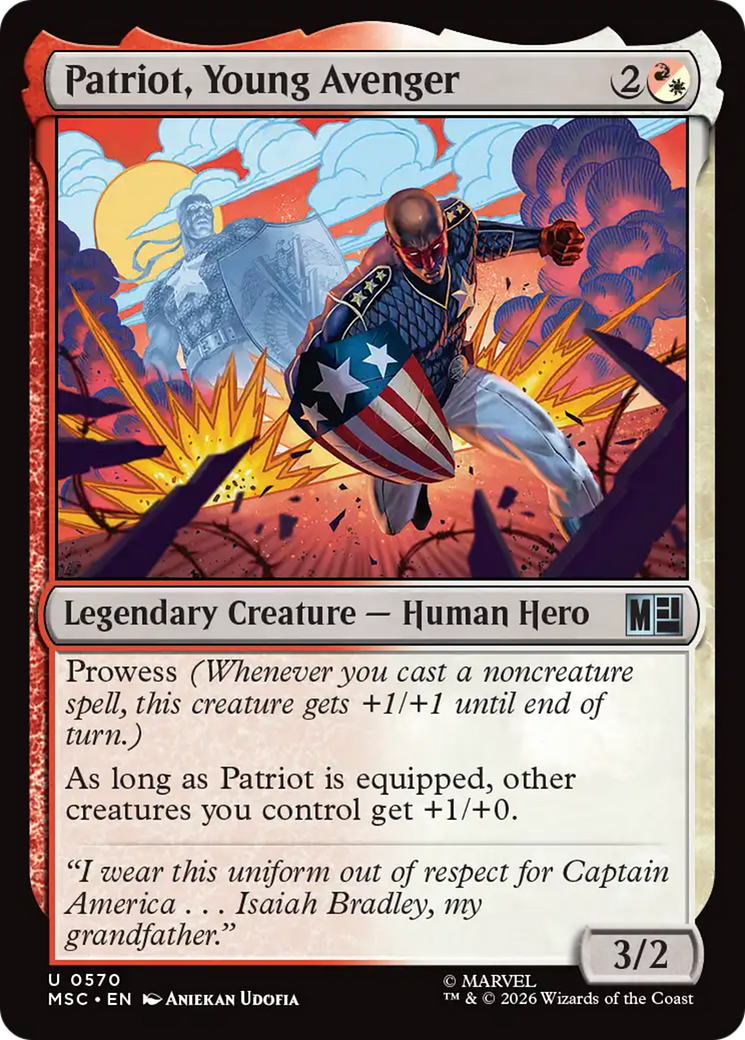 Patriot, Young Avenger [Marvel Super Heroes Commander] | L.A. Mood Comics and Games
