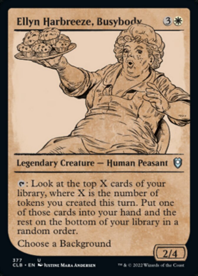 Ellyn Harbreeze, Busybody (Showcase) [Commander Legends: Battle for Baldur's Gate] | L.A. Mood Comics and Games