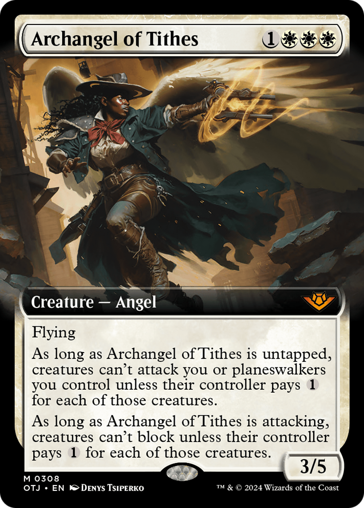 Archangel of Tithes (Extended Art) [Outlaws of Thunder Junction] | L.A. Mood Comics and Games