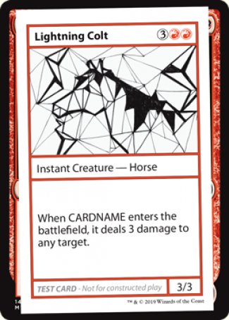 Lightning Colt (2021 Edition) [Mystery Booster Playtest Cards] | L.A. Mood Comics and Games
