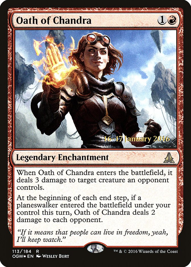 Oath of Chandra [Oath of the Gatewatch Prerelease Promos] | L.A. Mood Comics and Games