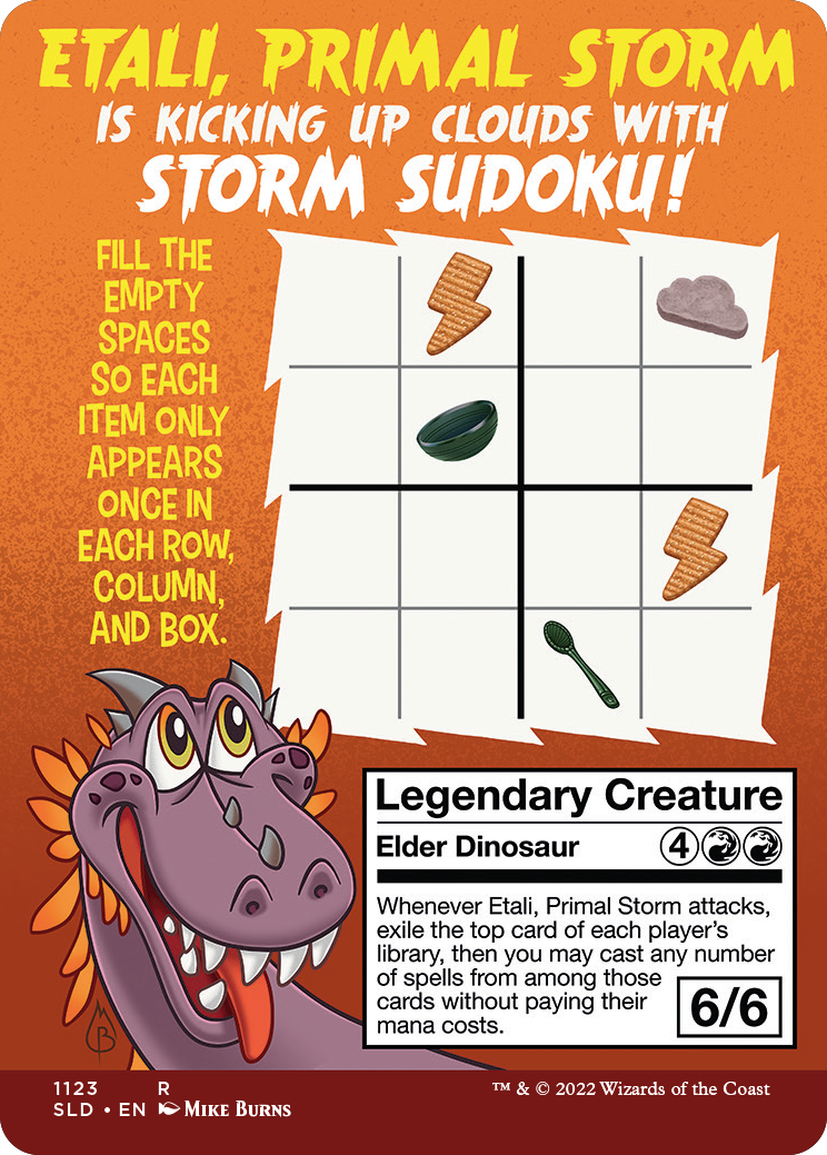 Etali, Primal Storm (Borderless) [Secret Lair Drop Series] | L.A. Mood Comics and Games