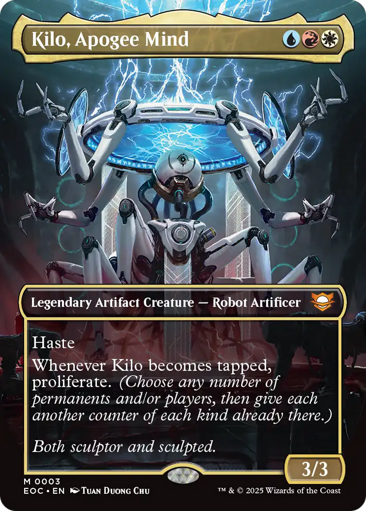 Kilo, Apogee Mind (Borderless) [Edge of Eternities Commander] | L.A. Mood Comics and Games