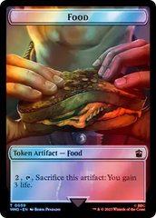 Alien Angel // Food (0059) Double-Sided Token (Surge Foil) [Doctor Who Tokens] | L.A. Mood Comics and Games