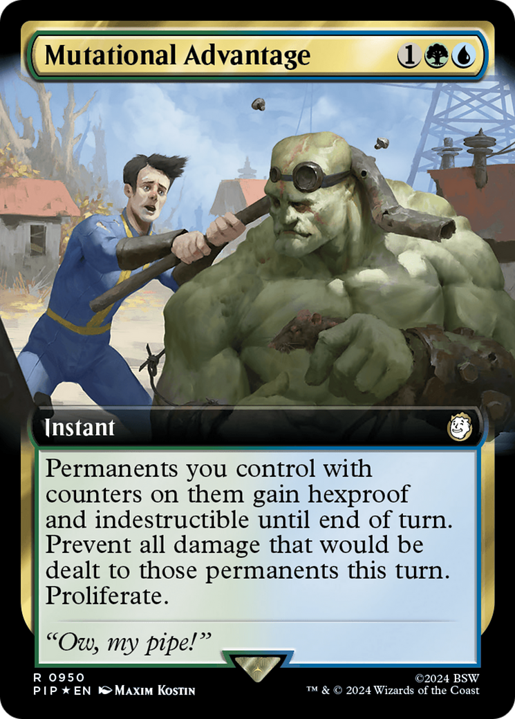 Mutational Advantage (Extended Art) (Surge Foil) [Fallout] | L.A. Mood Comics and Games