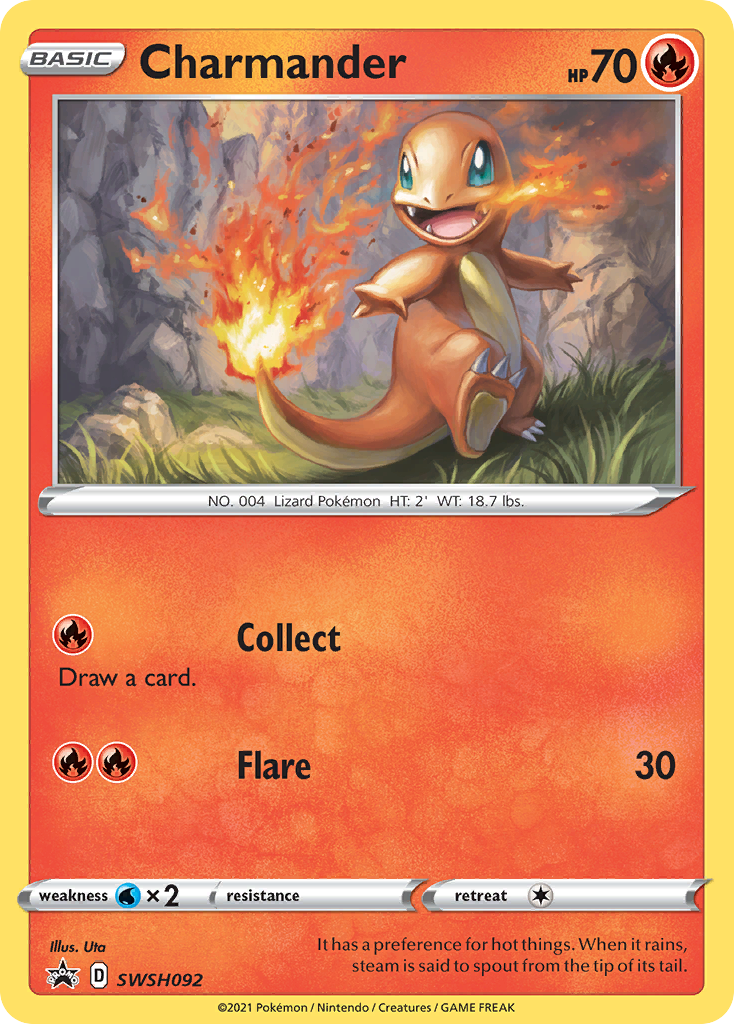 Charmander (SWSH092) [Sword & Shield: Black Star Promos] | L.A. Mood Comics and Games
