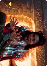 Birgi, God of Storytelling Art Card (Gold-Stamped Signature) [Kaldheim Art Series] | L.A. Mood Comics and Games