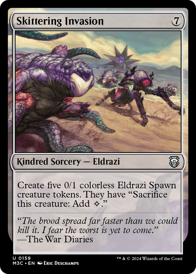 Skittering Invasion (Ripple Foil) [Modern Horizons 3 Commander] | L.A. Mood Comics and Games