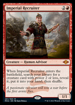 Imperial Recruiter (Foil Etched) [Modern Horizons 2] | L.A. Mood Comics and Games