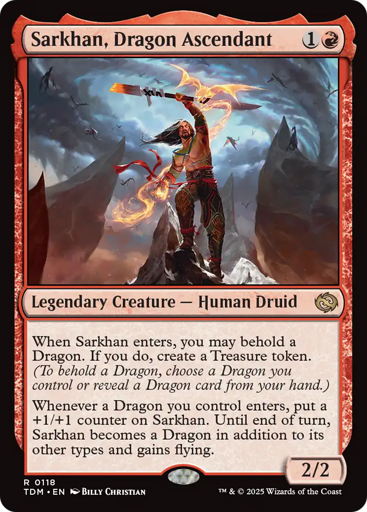 Sarkhan, Dragon Ascendant (118) [Tarkir: Dragonstorm] | L.A. Mood Comics and Games
