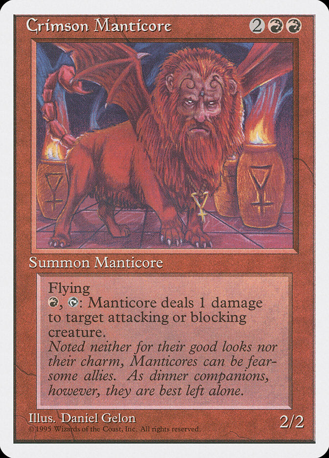 Crimson Manticore [Fourth Edition] | L.A. Mood Comics and Games