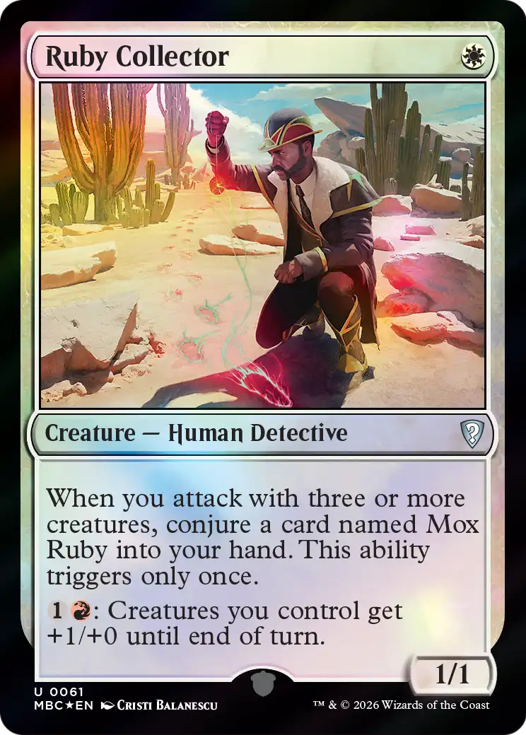 Ruby Collector [Mystery Booster: Commander Edition] | L.A. Mood Comics and Games