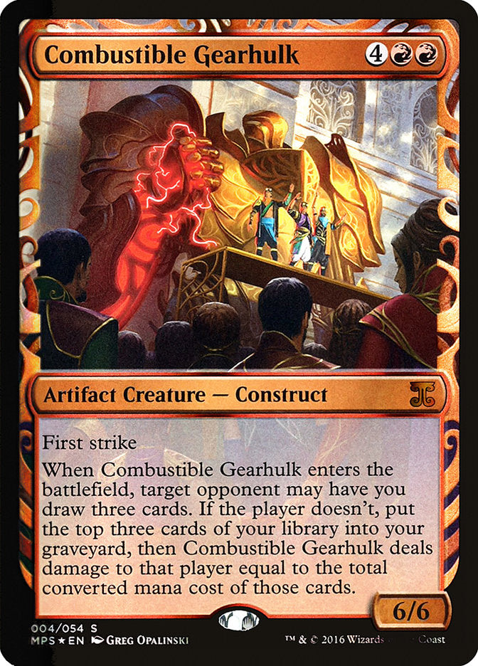 Combustible Gearhulk [Kaladesh Inventions] | L.A. Mood Comics and Games