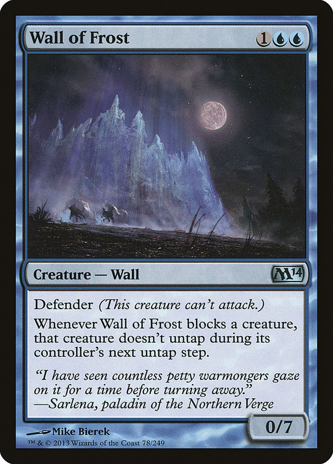 Wall of Frost [Magic 2014] | L.A. Mood Comics and Games