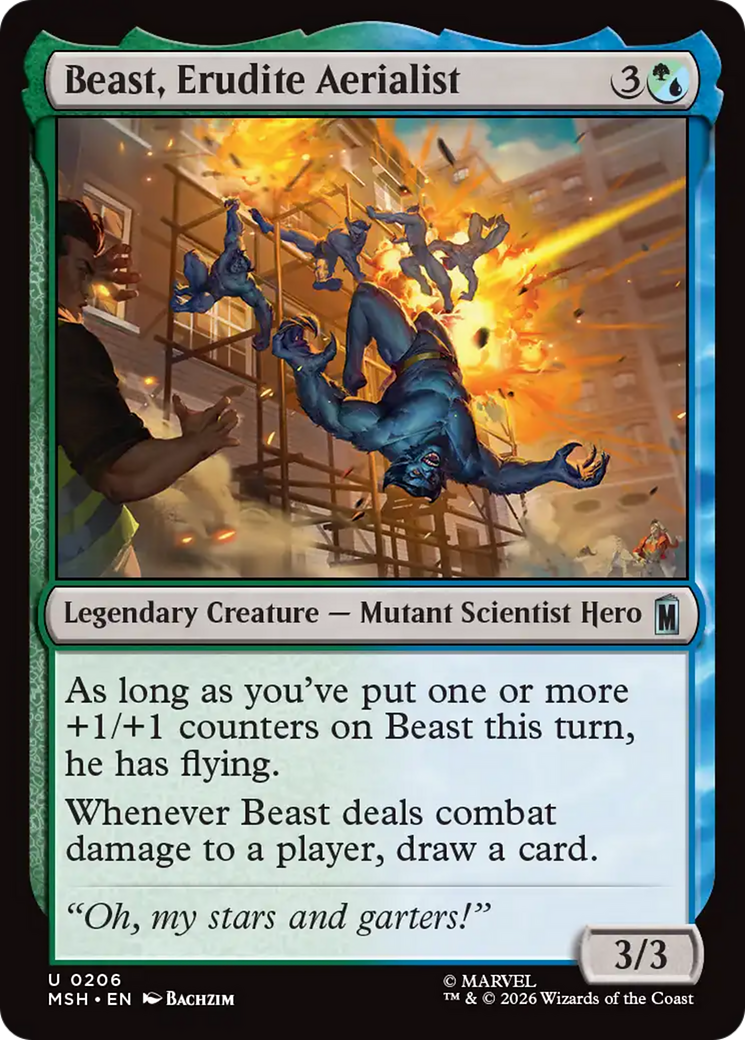 Beast, Erudite Aerialist [Marvel Super Heroes] | L.A. Mood Comics and Games