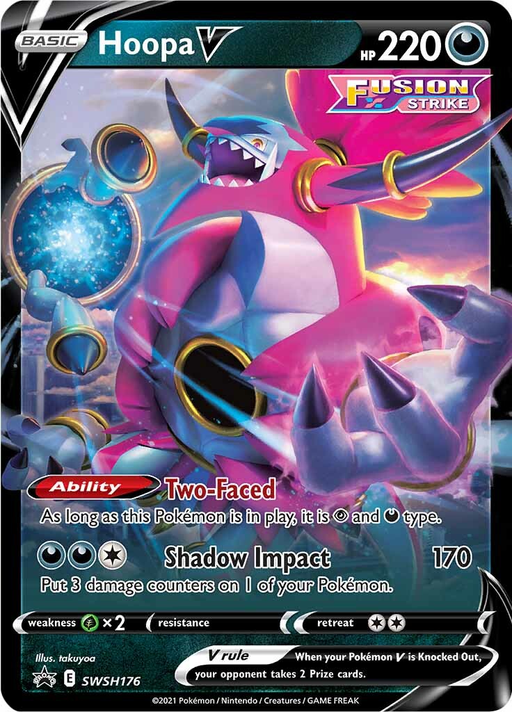 Hoopa V (SWSH176) (Jumbo Card) [Sword & Shield: Black Star Promos] | L.A. Mood Comics and Games