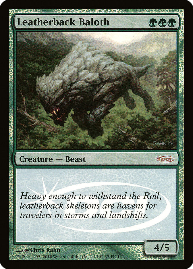Leatherback Baloth [Wizards Play Network 2010] | L.A. Mood Comics and Games