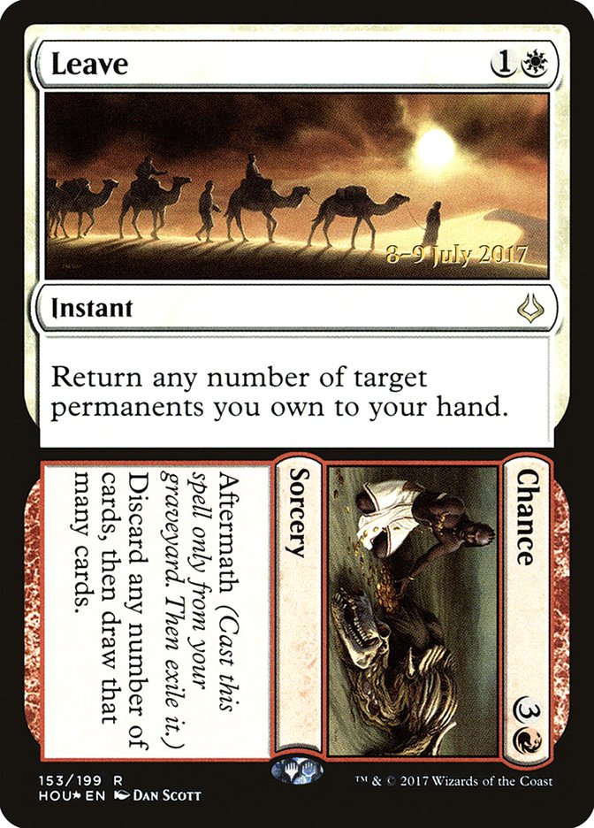 Leave // Chance [Hour of Devastation Prerelease Promos] | L.A. Mood Comics and Games