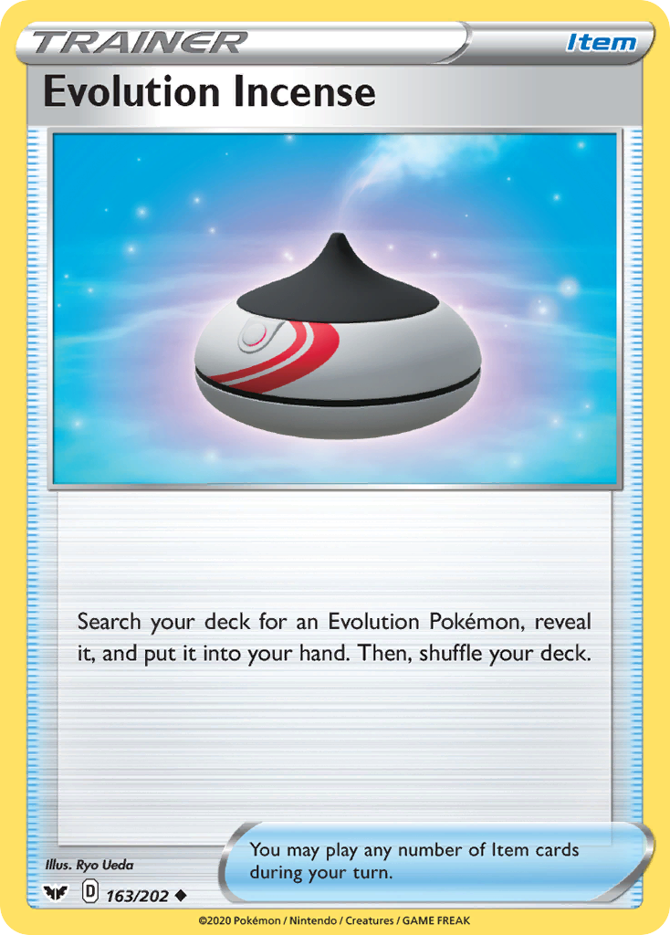 Evolution Incense (163/202) [Sword & Shield: Base Set] | L.A. Mood Comics and Games