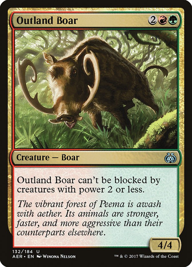 Outland Boar [Aether Revolt] | L.A. Mood Comics and Games