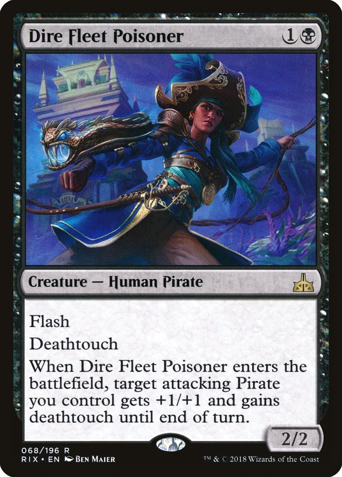 Dire Fleet Poisoner [Rivals of Ixalan] | L.A. Mood Comics and Games