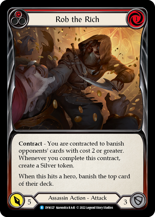 Rob the Rich (Red) [DYN127] (Dynasty) | L.A. Mood Comics and Games