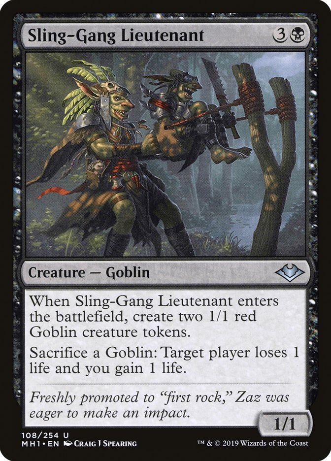 Sling-Gang Lieutenant [Modern Horizons] | L.A. Mood Comics and Games