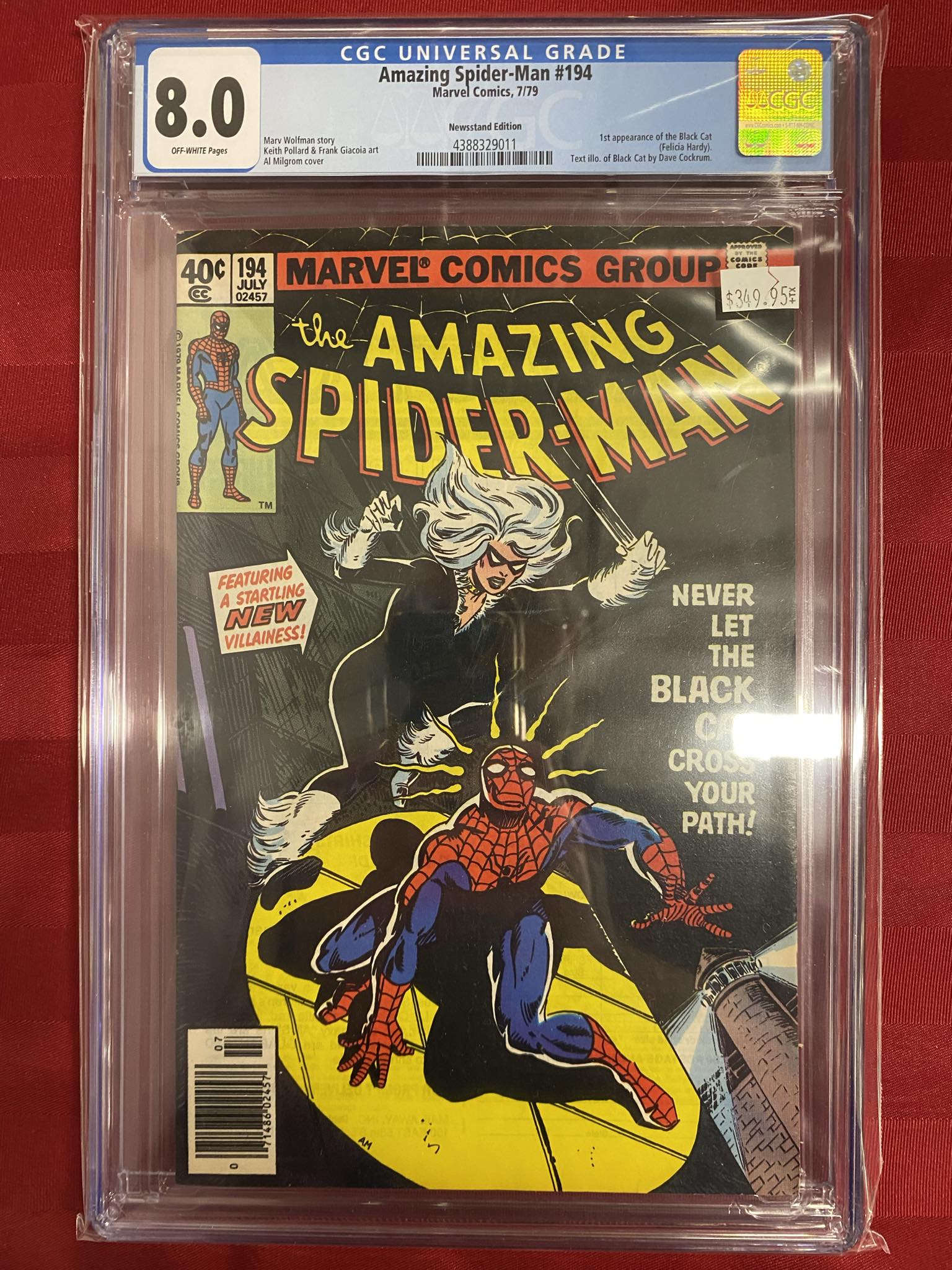 Amazing Spider-Man #194 CGC 8.0 | L.A. Mood Comics and Games