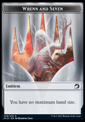Clue // Wrenn and Seven Emblem Double-Sided Token [Innistrad: Midnight Hunt Tokens] | L.A. Mood Comics and Games