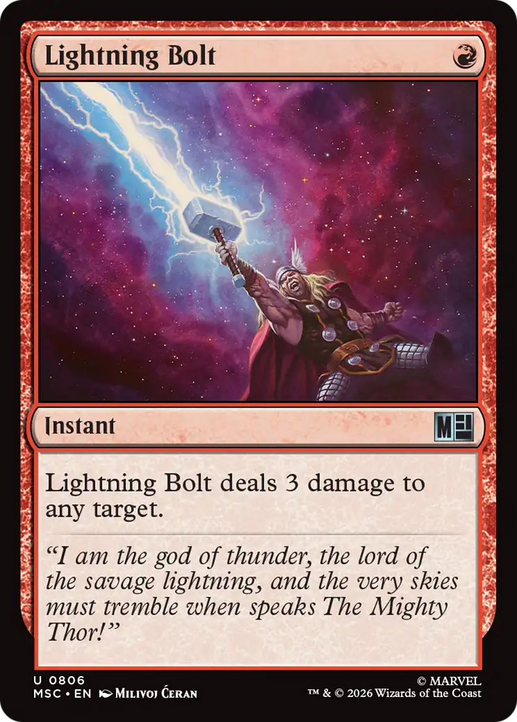 Lightning Bolt [Marvel Super Heroes Commander] | L.A. Mood Comics and Games
