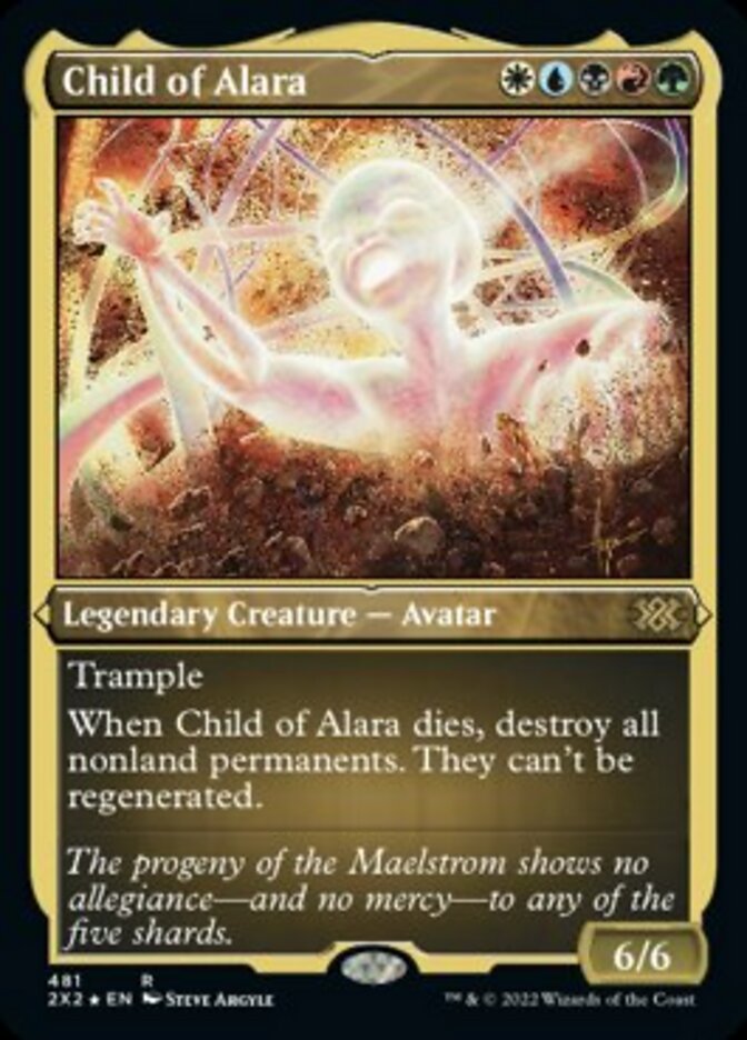 Child of Alara (Foil Etched) [Double Masters 2022] | L.A. Mood Comics and Games