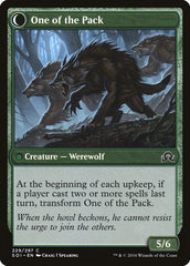 Solitary Hunter // One of the Pack [Shadows over Innistrad] | L.A. Mood Comics and Games