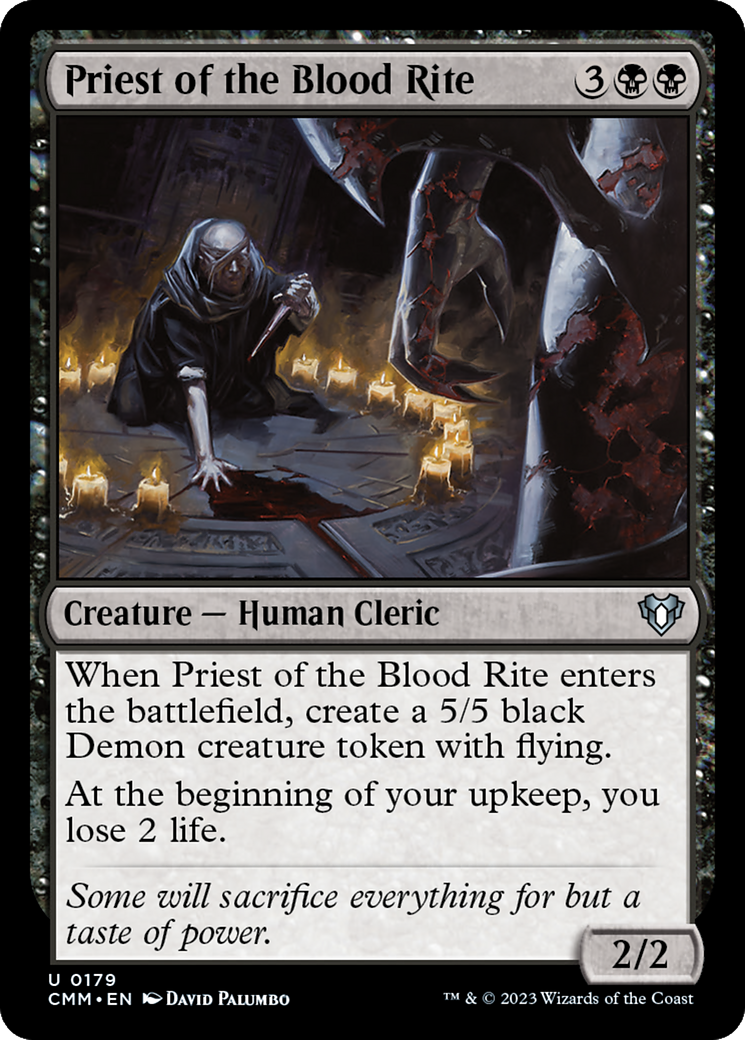 Priest of the Blood Rite [Commander Masters] | L.A. Mood Comics and Games