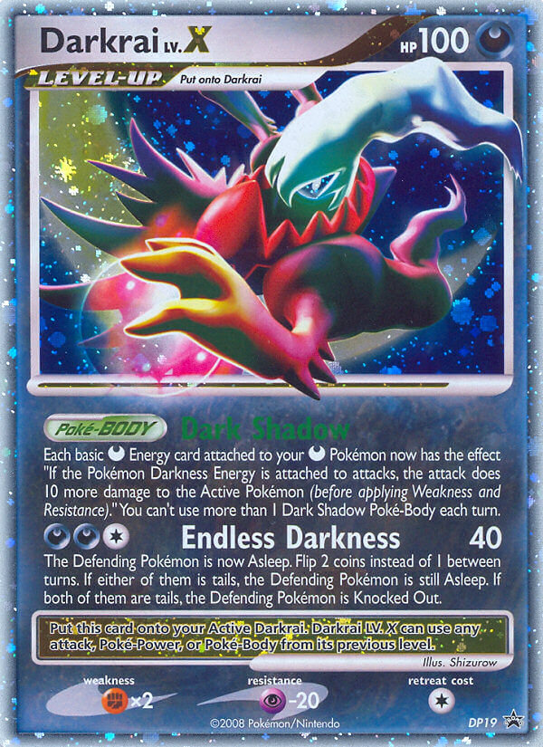 Darkrai LV.X (DP19) [Diamond & Pearl: Black Star Promos] | L.A. Mood Comics and Games