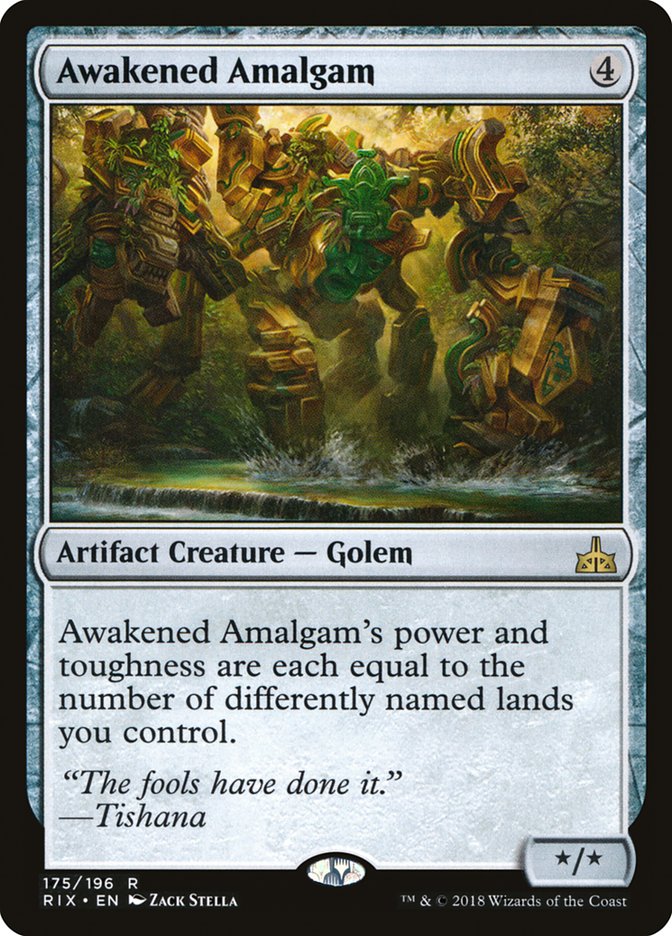 Awakened Amalgam [Rivals of Ixalan] | L.A. Mood Comics and Games