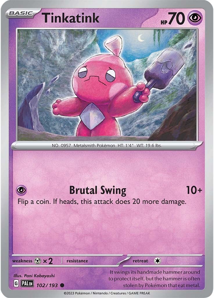Tinkatink (102/193) [Scarlet & Violet: Paldea Evolved] | L.A. Mood Comics and Games