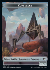 Construct (008) // Phyrexian Myr Double-Sided Token [The Brothers' War Commander Tokens] | L.A. Mood Comics and Games