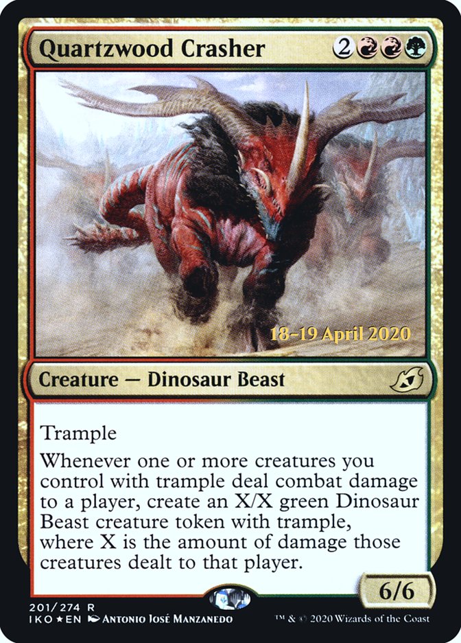 Quartzwood Crasher [Ikoria: Lair of Behemoths Prerelease Promos] | L.A. Mood Comics and Games