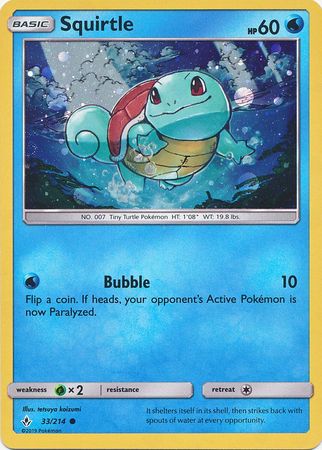 Squirtle (33/214) (Premium Collection Promo) [Sun & Moon: Unbroken Bonds] | L.A. Mood Comics and Games