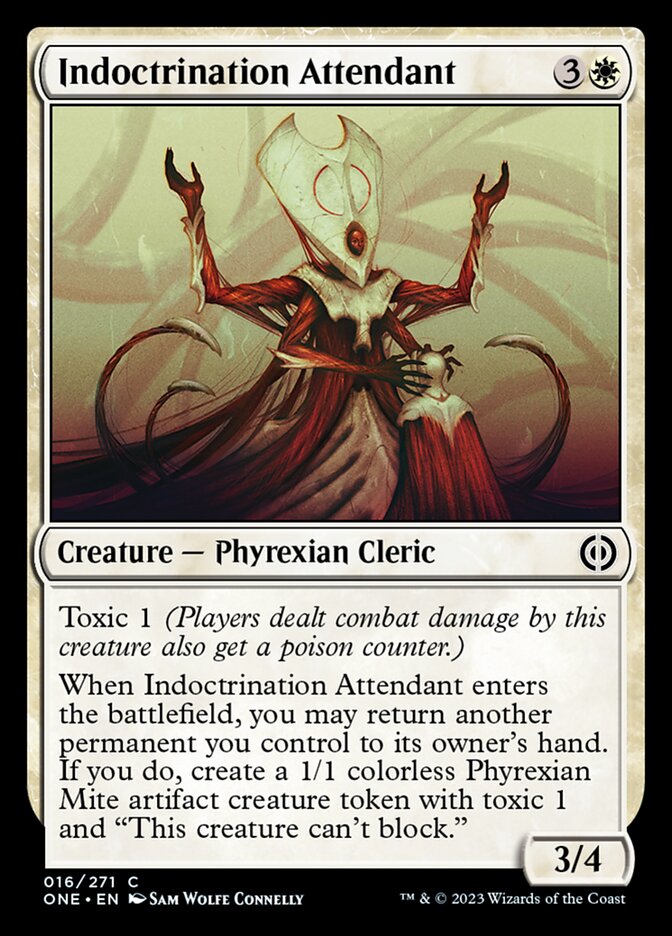 Indoctrination Attendant [Phyrexia: All Will Be One] | L.A. Mood Comics and Games