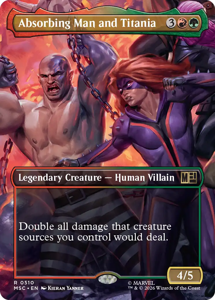 Absorbing Man and Titania (Borderless) [Marvel Super Heroes Commander] | L.A. Mood Comics and Games