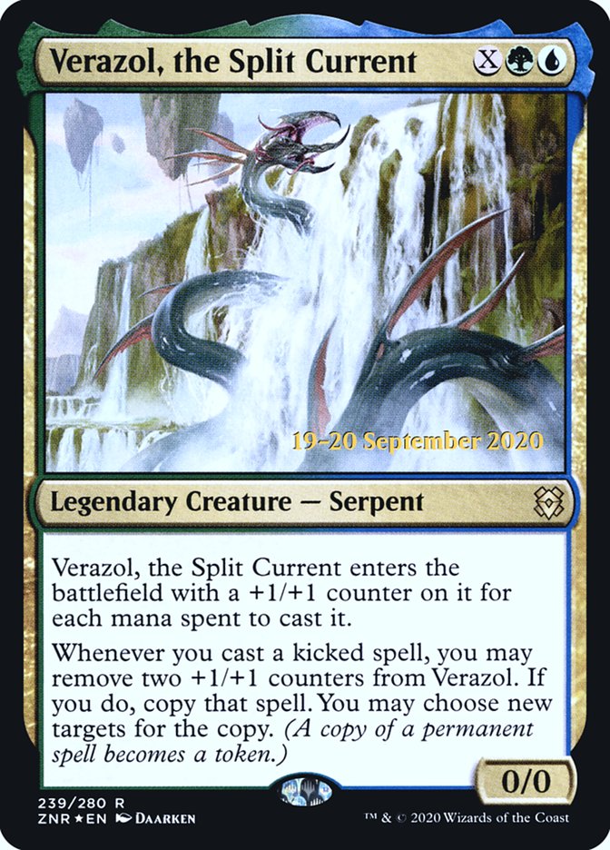 Verazol, the Split Current [Zendikar Rising Prerelease Promos] | L.A. Mood Comics and Games