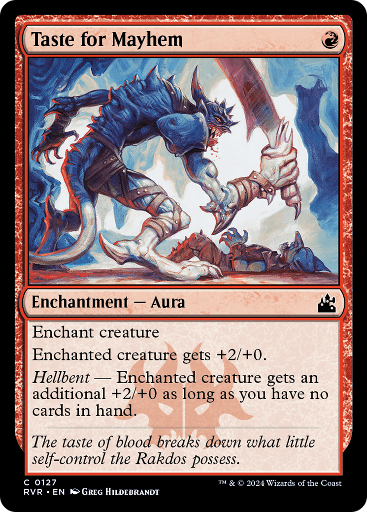 Taste for Mayhem [Ravnica Remastered] | L.A. Mood Comics and Games