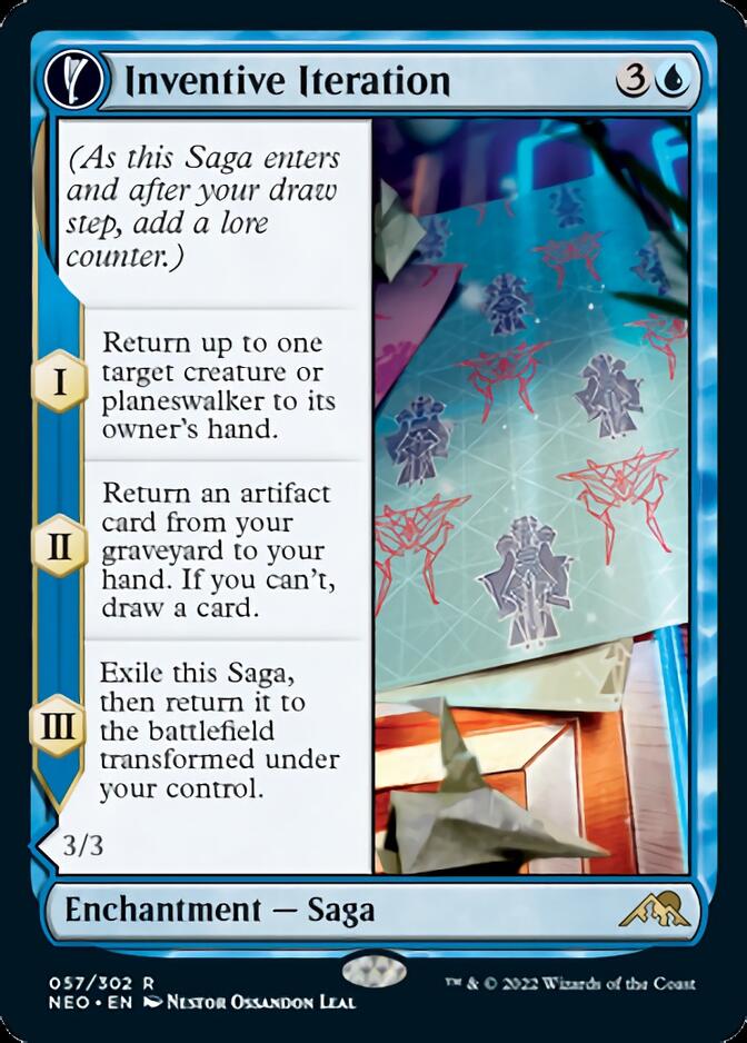 Inventive Iteration // Living Breakthrough [Kamigawa: Neon Dynasty] | L.A. Mood Comics and Games