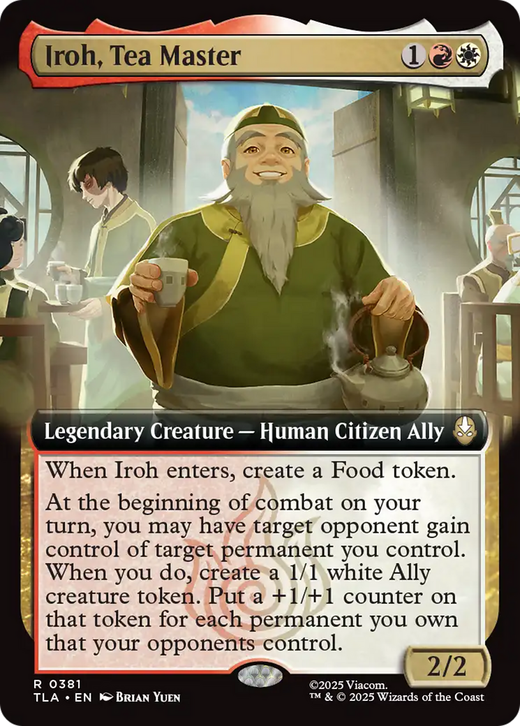 Iroh, Tea Master (Extended Art) [Avatar: The Last Airbender] | L.A. Mood Comics and Games