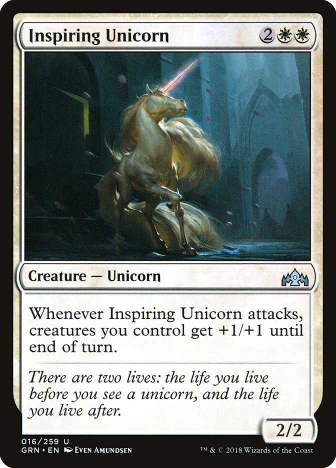 Inspiring Unicorn [Guilds of Ravnica] | L.A. Mood Comics and Games
