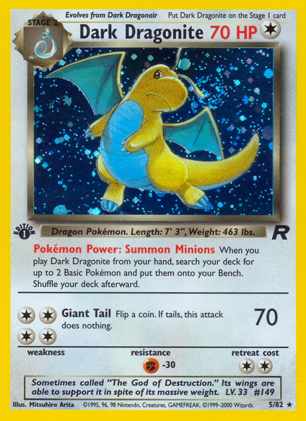 Dark Dragonite (5/82) [Team Rocket 1st Edition] | L.A. Mood Comics and Games