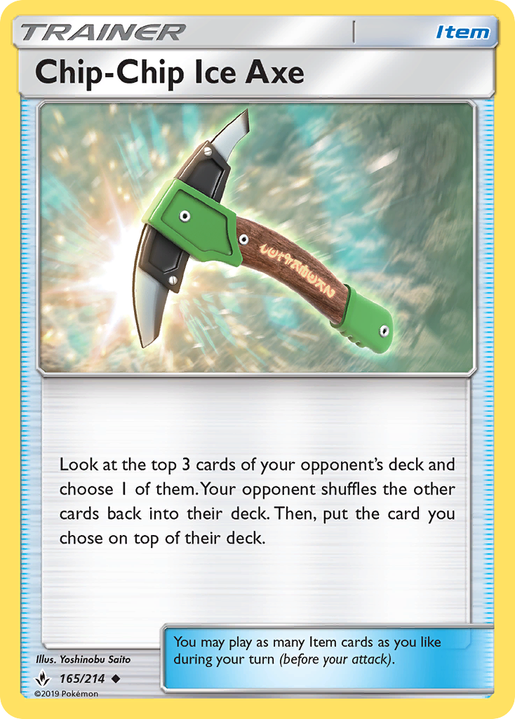 Chip-Chip Ice Axe (165/214) [Sun & Moon: Unbroken Bonds] | L.A. Mood Comics and Games