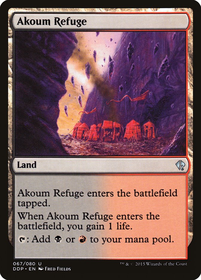 Akoum Refuge [Duel Decks: Zendikar vs. Eldrazi] | L.A. Mood Comics and Games