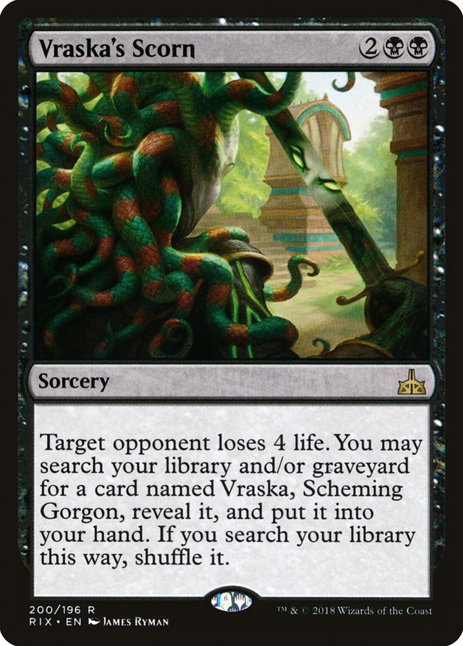 Vraska's Scorn [Rivals of Ixalan] | L.A. Mood Comics and Games